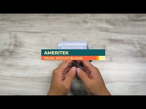 Tutorial Penggunaan Rapid Test Fecal Occult Blood (Tes Darah Samar Feses) dari Ameritek