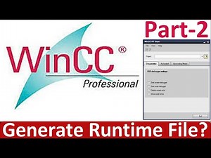 How to Generate runtime File & Autostart in WinCC Professional TIA Portal? | Wincc RT Start - Hindi