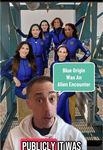 Blue Origin flight wasn’t faked. It was a planned alien encounter. #mostlytruealienstories #podcast #alien #ufo
