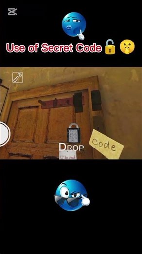 Use of Secret Code in Granny 🤫 🔐 || Granny horror secret code #granny #gaming #shortsfeed #viral