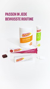 Unsere Produkte sind weitestgehend vegan und passen definitiv zu deinem aktiven Jahresstart und jedem Training, das du im Januar und darüber hinaus angehst. 🌿🏋️‍♀️ | Dextro Energy