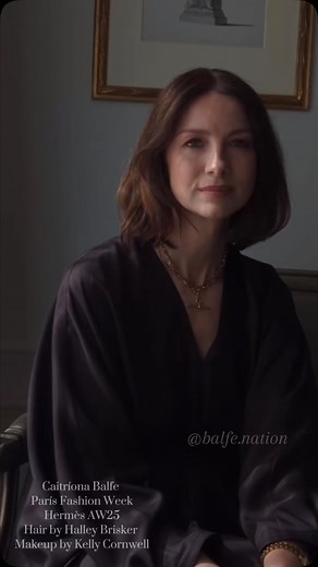 Balfe Nation l Caitríona Balfe Fan Page on Instagram: "Behind the scenes of Caitríona Balfe at the Hermès show for Paris Fashion Week 2025. Caitríona’s makeup is by @lipstickkelly Hair and photos by @halleybrisker Edit from video montage by Halley Brisker. Check our stories. #caitrionabalfe #caitríonabalfe #hermès #hermes #parisfashionweek #fashion #style #outlander #irishactress #pfw"