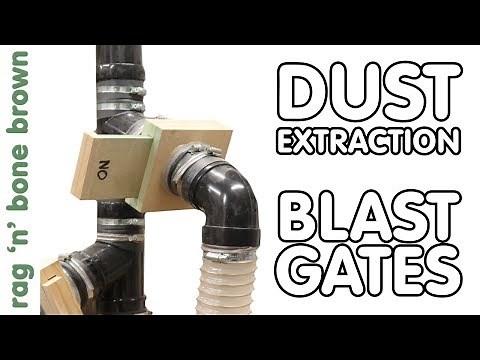 Making DIY Blast Gates For Dust Extraction