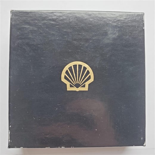 Vintage EUC IOB Drink Coaster Set Royal Dutch Shell Oil Gasoline Pectin Logo History Gas Petroleum Gasoline Auto 1975-1995 Cork Black Gold - Etsy