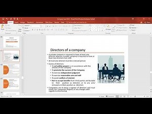 Company Law - Lecture 5 Company Directors