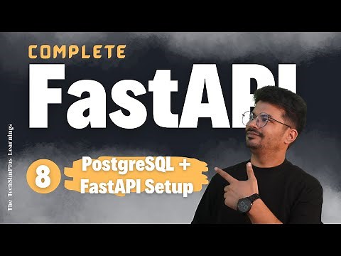 #8 Connect PostgreSQL Database with FastAPI using SQLAlchemy | FastAPI Tutorial #fastapi