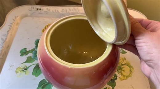 Vintage Mccoy Blushing Apple Cookie Jar - Collection - Teacher's Gift - Country House Decor // Made in USA - Etsy