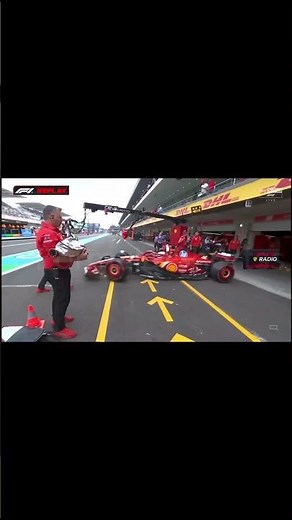 Ferrari Engineer Falls Backwards 😂#f1 #formula1 #ferrari