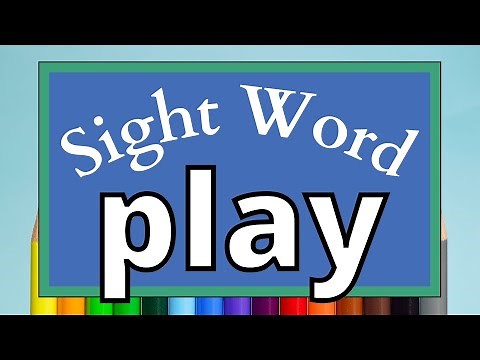 Sight Word PLAY - Virtual Learning - Kindergarten
