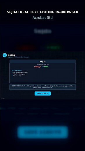 Sejda: real text editing in-browser