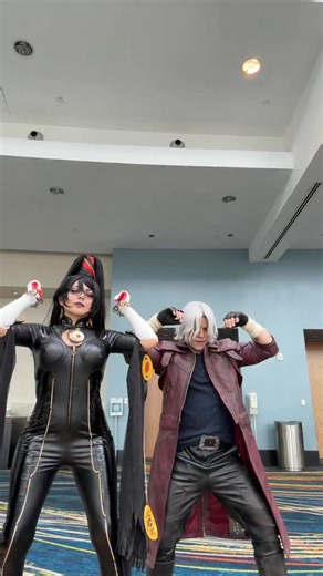 Who would win in a dance battle? 🤨 • Dante: @seasonedbigbird • #bayonetta #devilmaycry #dante #bayonettacosplay #puertorico #dmc #dantecosplay #cosplay #cosplaydance #cosplayer | Natylikespizza's Cosplay