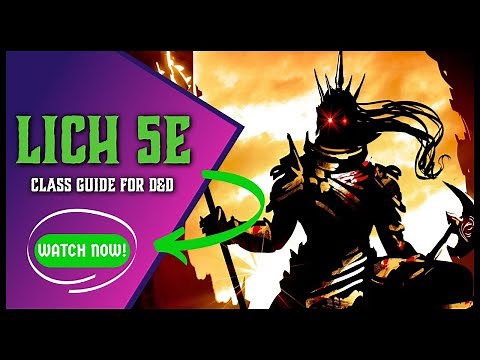 Lich 5e - Ultimate Guide for Dungeons and Dragons
