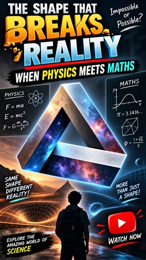 THE SHAPE THAT BREAKS REALITY || WHEN PHYSICS MEETS MATHS #physics #maths #physicsshorts