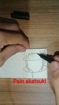 how to drawing pain akatsuki #naruto #anime #drawing #itachi #pain