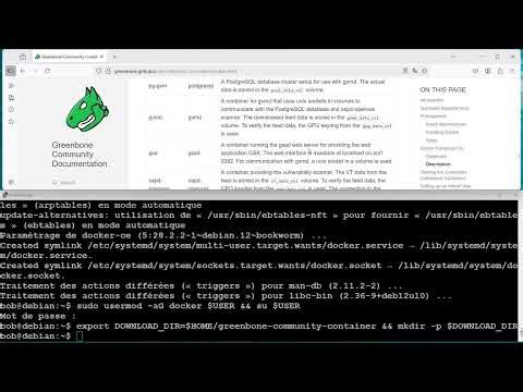 Scanner de vulnérabilité Greenbone: installation avec Docker