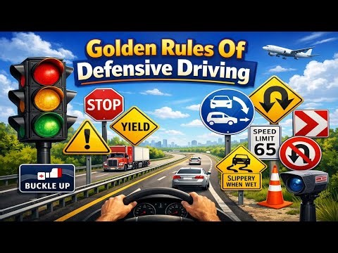 Golden Rules of Defensive Driving | Life-Saving Tips for Every Road User