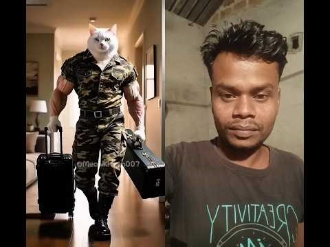 চমৎকার ভিডিও #cat #funny #funnycats #animals #music #banglasong #song #coversong #love #kitten