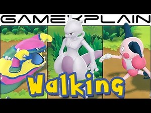 Pokémon Let's Go Pikachu & Eevee - All Walking & Running Animations!