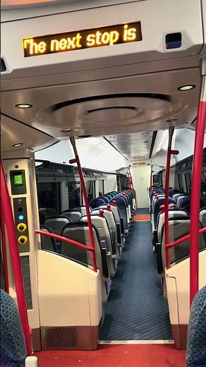 INSIDE a TRANSLINK NORTHERN IRELAND TRAIN