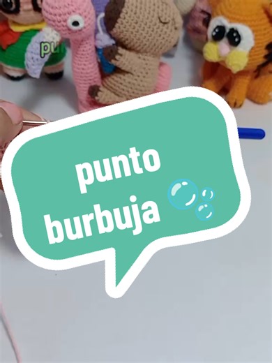 punto burbuja tutorial de este hermoso punto en relieve, que en este caso nos sirve para hacer el pulgar de la manito de nuestro conejo. #crochet #tejidosacrochet #amigurumi #puntoburbuja #santiagodelestero