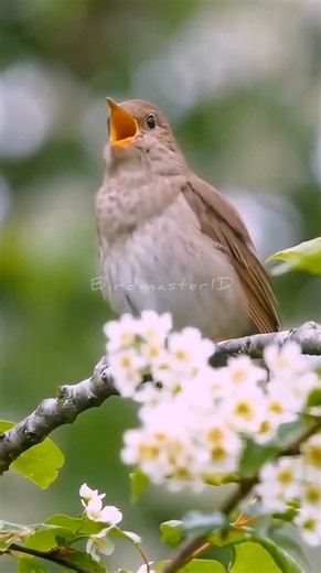 Common Nightingale Birds Singing