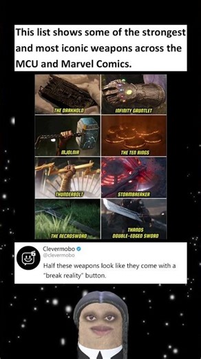 These are the strongest and most iconic weapons across the MCU and Marvel Comics