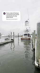 You asked, we delivered! The Viking 68 Demo backing into the slip at the White Marlin Open. In case you missed the last video, the Viking 68’ Demo has the first V12 2200X MAN engines and we wanted to show them off. Captain West Rivers started the boat up while we waited for them to come to life and the sound was everything we expected. | HMY Yacht Sales