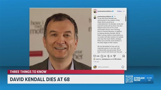 Television writer and producer David Kendall dies at 68