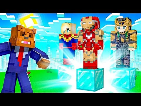 Creating The Best SUPERHERO In Minecraft Superhero Creator