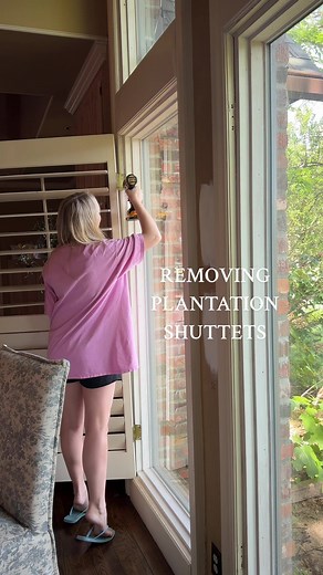 Removing Plantation Shutters for a Stunning View