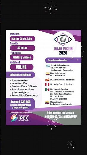 Curso online IPEC de Baja visión