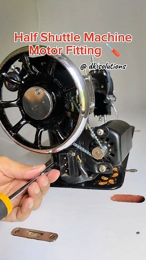 683K views · 7.5K reactions | Turn your half shuttle sewing machine into motor powered – Let's do it ! #sewingmachine #silaimachine #ElectricSewingMachine #sewingcommunity #tailor #sewingmachinetips | DK Solutions | Facebook