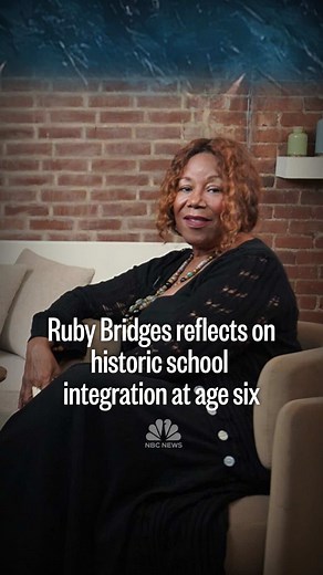 As part of our Great American series, NBC Nightly News anchor Tom Llamas sits down with civil rights icon Ruby Bridges, who at just six years old became the first Black child to integrate an all-white elementary school in New Orleans in 1960.