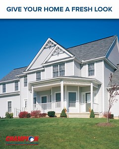 34 reactions · 8 comments | It's the perfect time to freshen up your home for spring! Update weathered siding with many styles and colors to choose from to give your home the exact look you want. Plus, right now, you can save 30%* on your siding project: https://bit.ly/3cjC0Ek | Champion Windows & Home Exteriors | Facebook