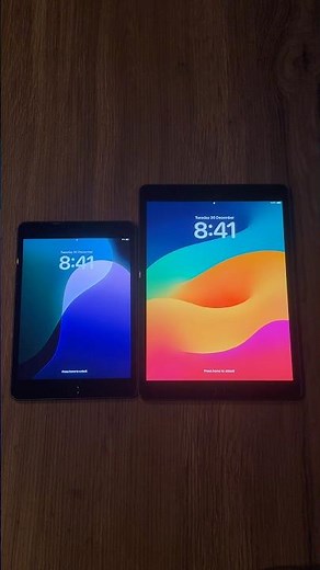 iPadOS 18 iPad Mini 5th Gen Vs iPadOS 17 iPad 7th Gen Startup Test.