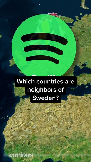 Which countries does Sweden border?🤔🇸🇪 #geography #geopolitics #mapping #map #border #sweden #fyp