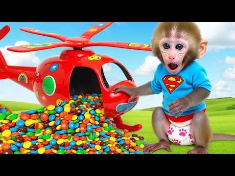 Monkey Baby Bon Bon Rescues the Kidnapped Duckling While Being Chased by a Swarm of Bees