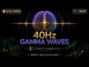 40 Hz Gamma Waves – Alzheimer's Prevention & Brain Repair Forest Ambience 1 Hour