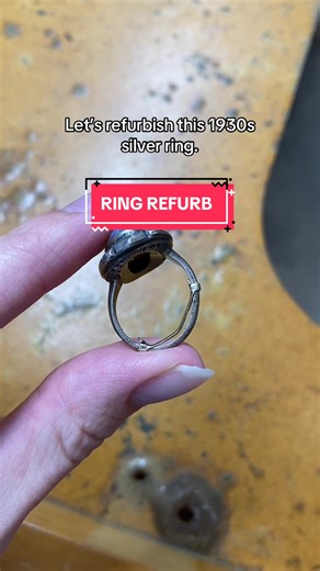 Vintage Sterling Silver Ring Refurbishment | Jewelry Restoration Process