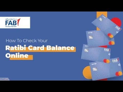 How to Check Ratibi Card Balance Online? | Check Salary in FAB Ratibi Card