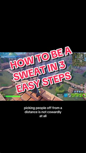 How to be a Fortnite Sweat in 3 easy steps. If you play Fortnite and do all 3 of these steps you are a Fortnite Sweat. #fortnite #fortnitesweat #fortnitebuilds #fortniteclips #fortnitefunny