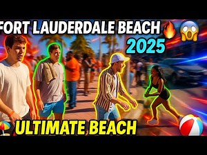 “Fort Lauderdale Beach is WILD! 🔥 Spring Break 2025 Madness Caught on Camera!