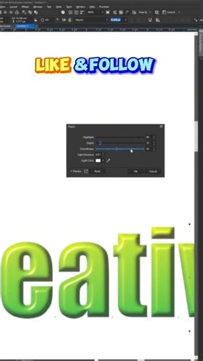 Text Effect in CorelDRAW | Creative Typography Design | One Creative Designs