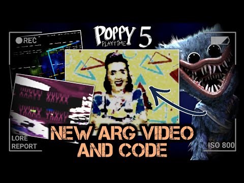 Poppy Playtime Chapter 5 - New Official ARG VIDEO with Mysterious Woman and Secret Code