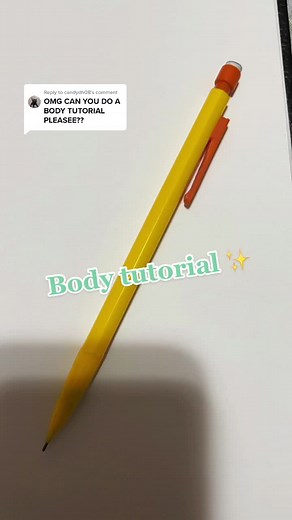 Reply to @candydh08 body tutorial #drawing #sketch #fypシ #bodytutorial #bodytut