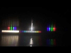 Overhead light Spectrum by EISCO Premium Quantitative Spectroscope 001