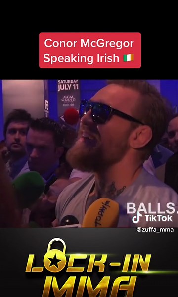 The Notorious Conor Mcgregor Speaking his Native Tongue #ufcireland #lockinmma #conormcgregor #irish