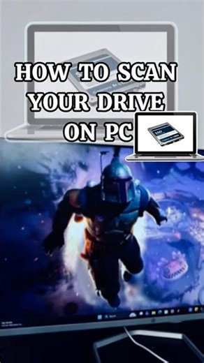How to scan your drive on your pc 💻👨‍💻. #pctips #computertechnic #pc #tech #windows #techtech