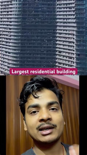 Largest residential building in china #shortsfeed #facts