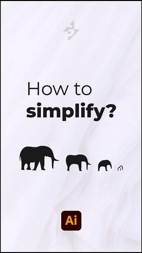 #sinplify #simple #simplicity #logo #animal #animal #steps #process #designprocess #processvideo #elephant #elephante #howto #tutorial #logotutorial
